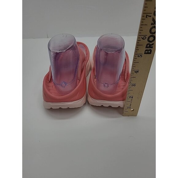 Hoka One One Throng Sandals Women's Size 8 Pink Slip On Recovery Flip Flop - Picture 5 of 8